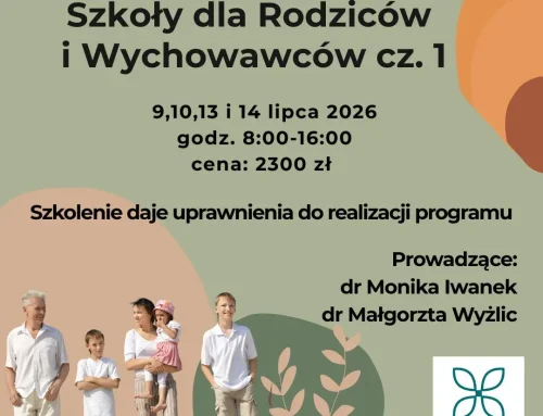 Realizator Szkoły dla Rodziców i Wychowawców cz. 1
